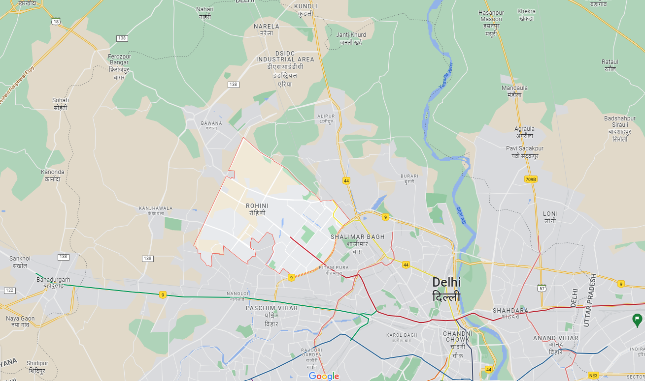 Rohini | Hospitals, Schools, Malls, & other facilities.